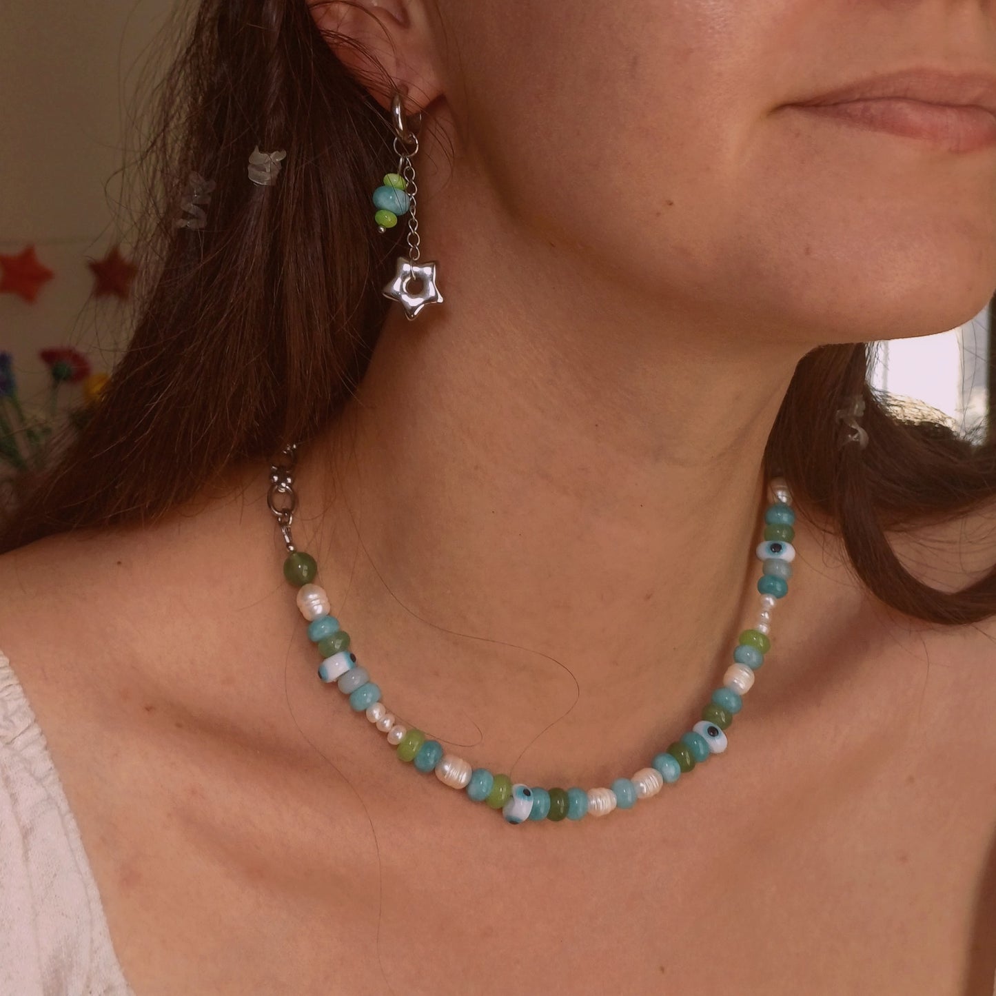 Collier unique — Blue eyes