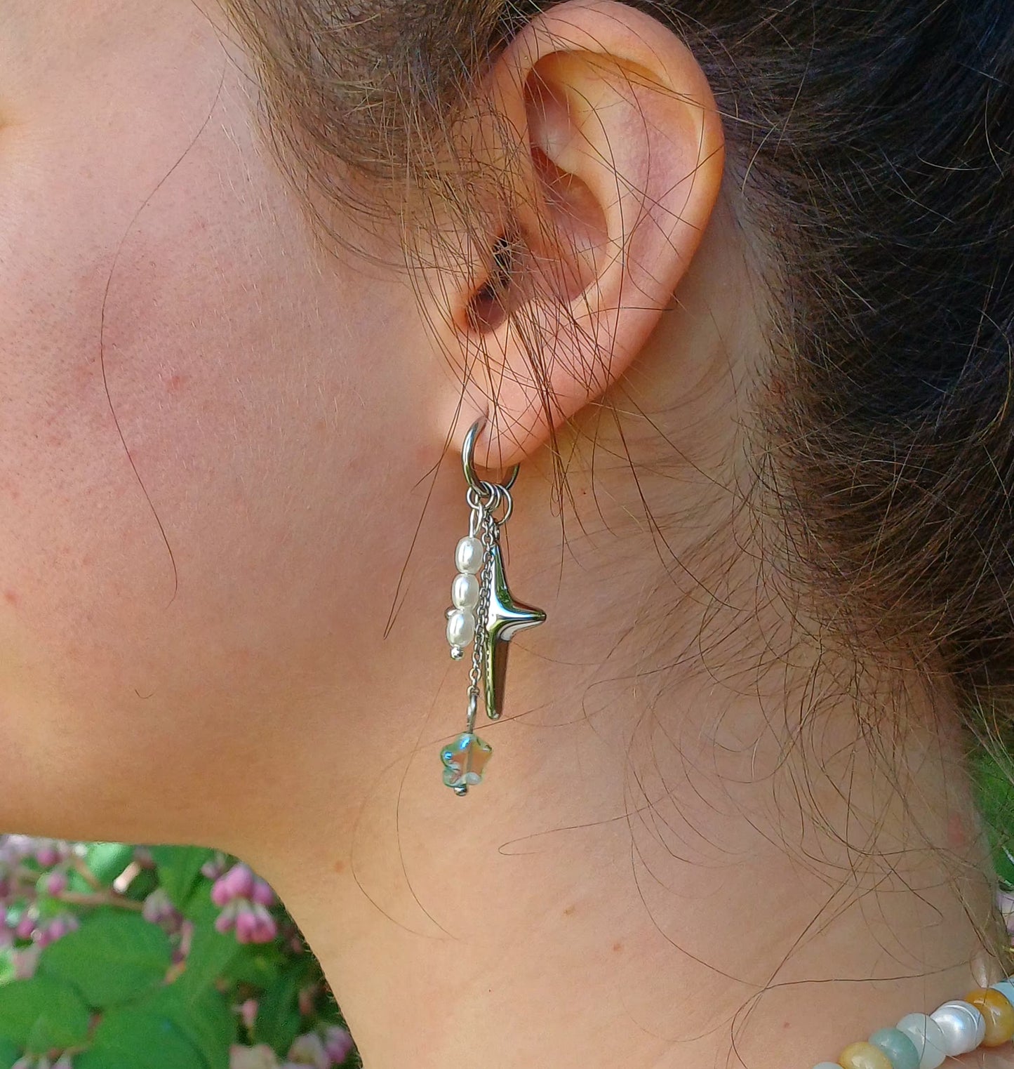 Boucles d'oreilles — Blue Star