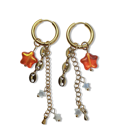 Boucles d'oreilles — Etoile filante