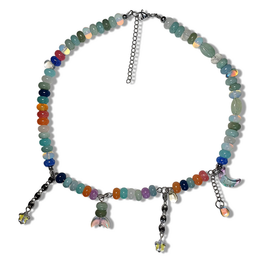 Collier unique — "Shy moon"