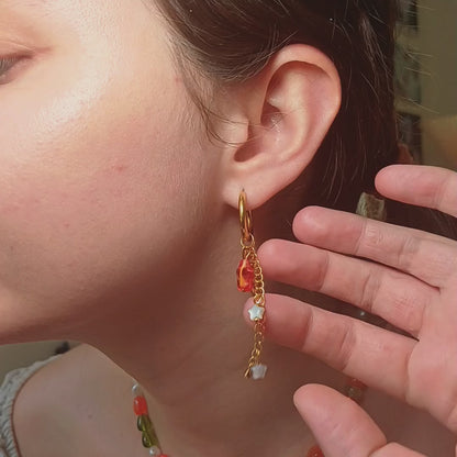 Boucles d'oreilles — Etoile filante